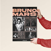 Bruno Mars – Retro Japanese Album Tribute Poster